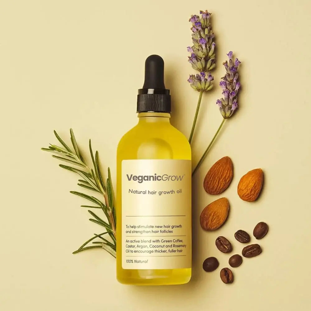 VeganicGrow Natural Hair Growth Oil 1+1 GRATIS Selene Nordic