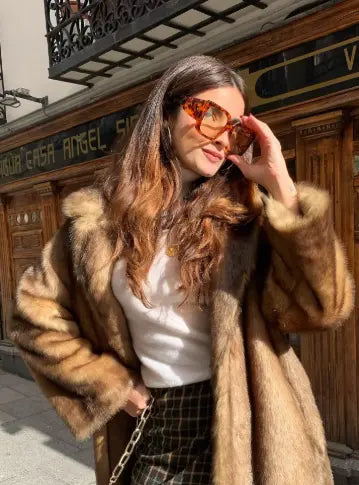 ELEGANT FAUX FUR VINTERJAKKE Selene Nordic