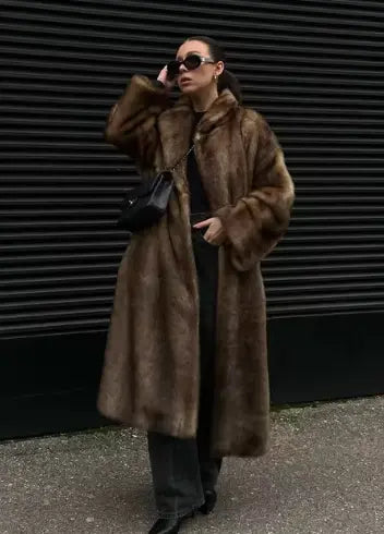 ELEGANT FAUX FUR VINTERJAKKE Selene Nordic