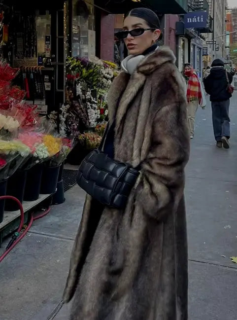 ELEGANT FAUX FUR VINTERJAKKE Selene Nordic