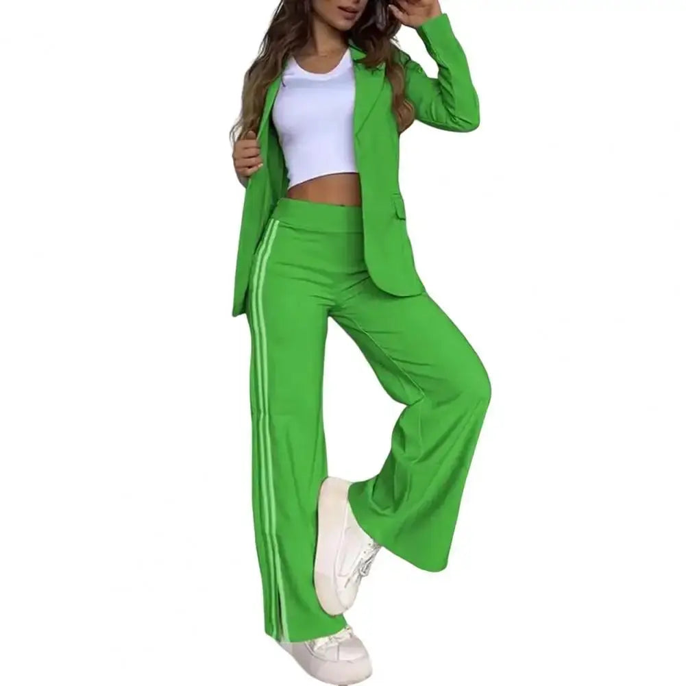 ELEGANT STRIPED BLAZER SUIT SET Selene Nordic