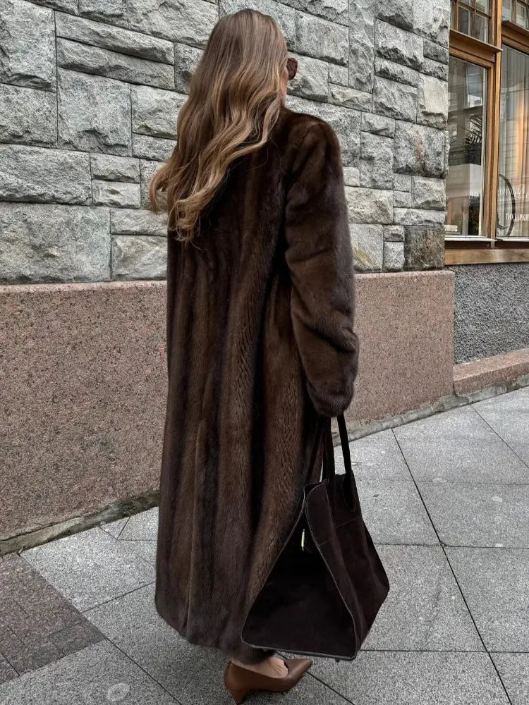 ELEGANT FAUX FUR VINTERJAKKE Selene Nordic