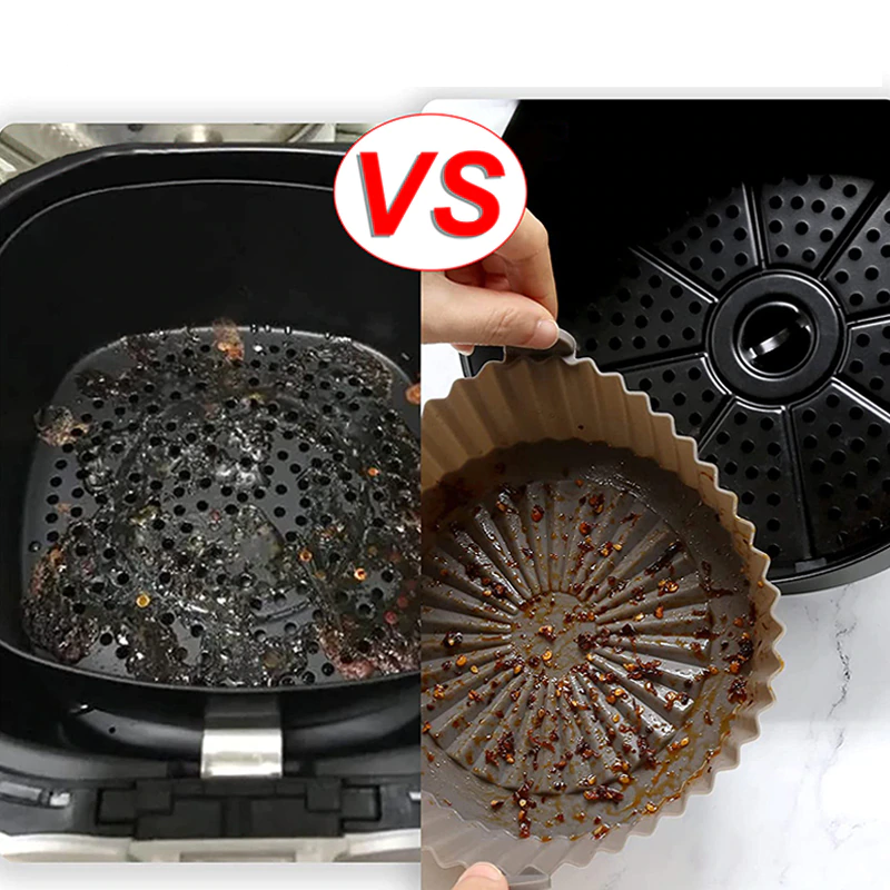 Smidig Silikonskål for Airfryer