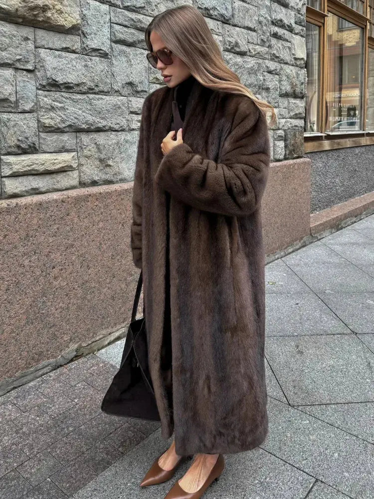 ELEGANT FAUX FUR VINTERJAKKE Selene Nordic