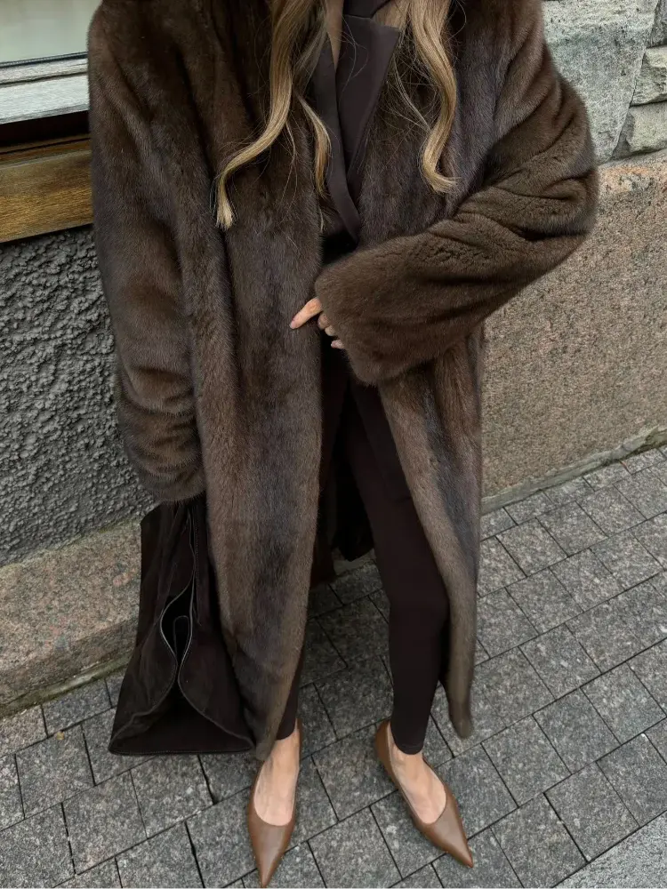 ELEGANT FAUX FUR VINTERJAKKE Selene Nordic