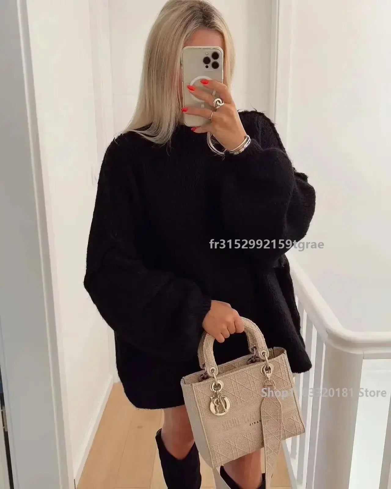 CHIC VINTAGE LANTERN SLEEVE JUMPER Selene Nordic