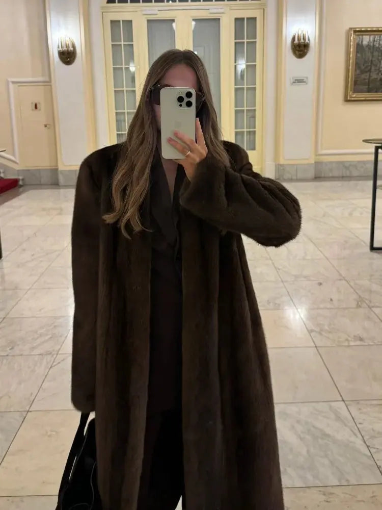 ELEGANT FAUX FUR VINTERJAKKE Selene Nordic