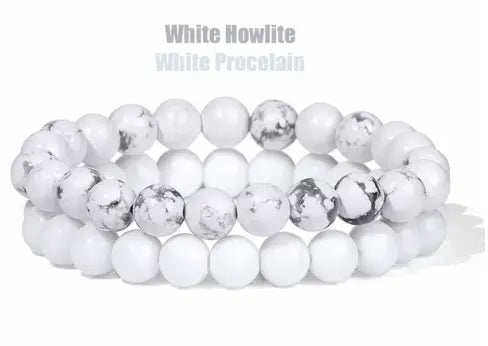 Naturlige Steinhelbredende Armbånd Selene Nordic