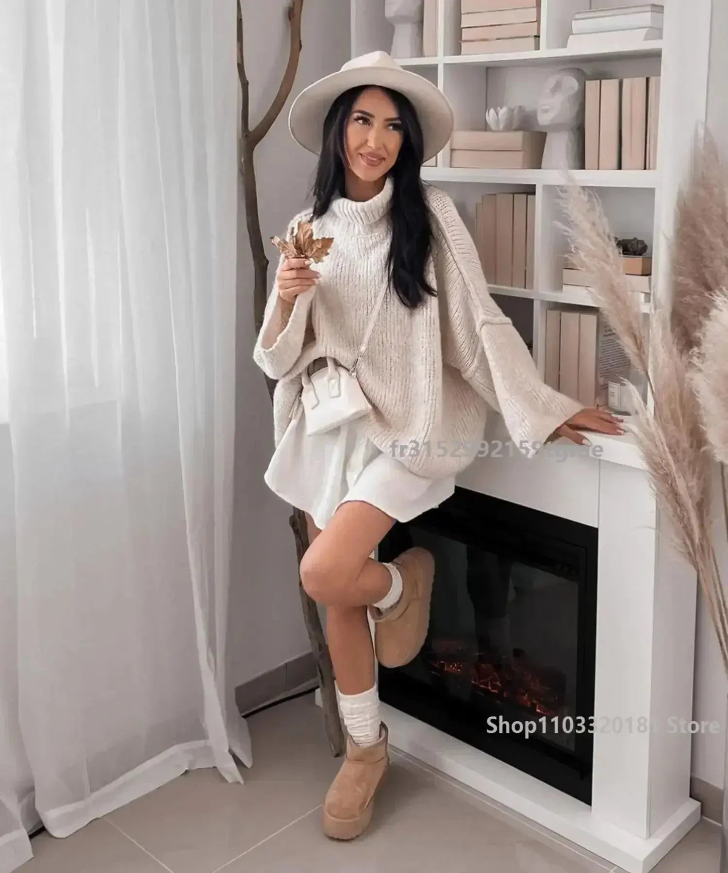 CHIC VINTAGE LANTERN SLEEVE JUMPER Selene Nordic