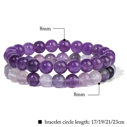 Naturlige Steinhelbredende Armbånd Selene Nordic