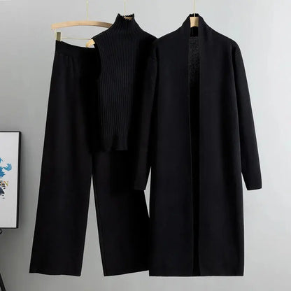 VINTAGE KNITTED CARDIGAN & PANT SET Selene Nordic