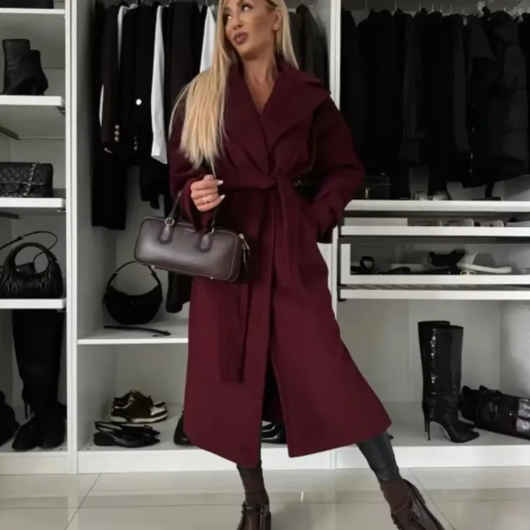 BORDEAUX DRØMME-TRENCHCOAT Selene Nordic