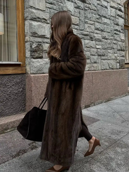 ELEGANT FAUX FUR VINTERJAKKE Selene Nordic