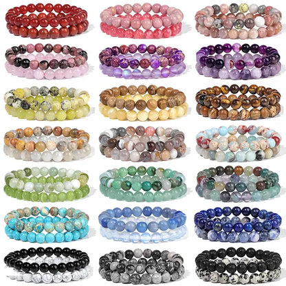 Naturlige Steinhelbredende Armbånd Selene Nordic