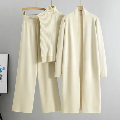 VINTAGE KNITTED CARDIGAN & PANT SET Selene Nordic